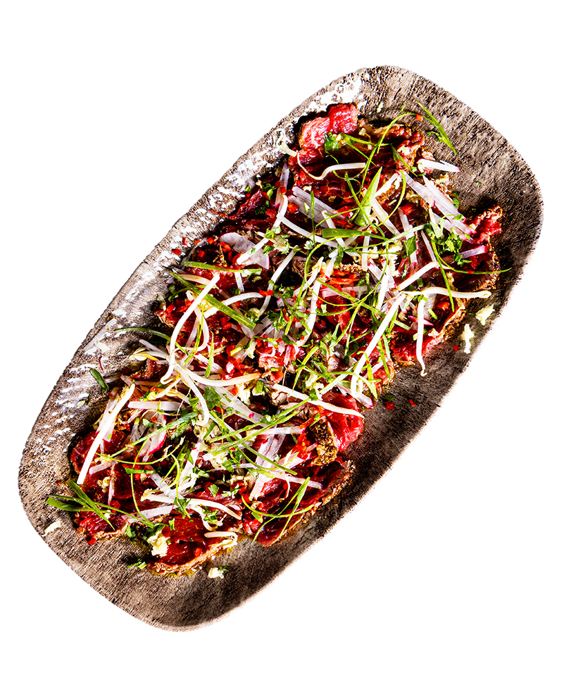 Thaicarpaccio mit Rinderfilet