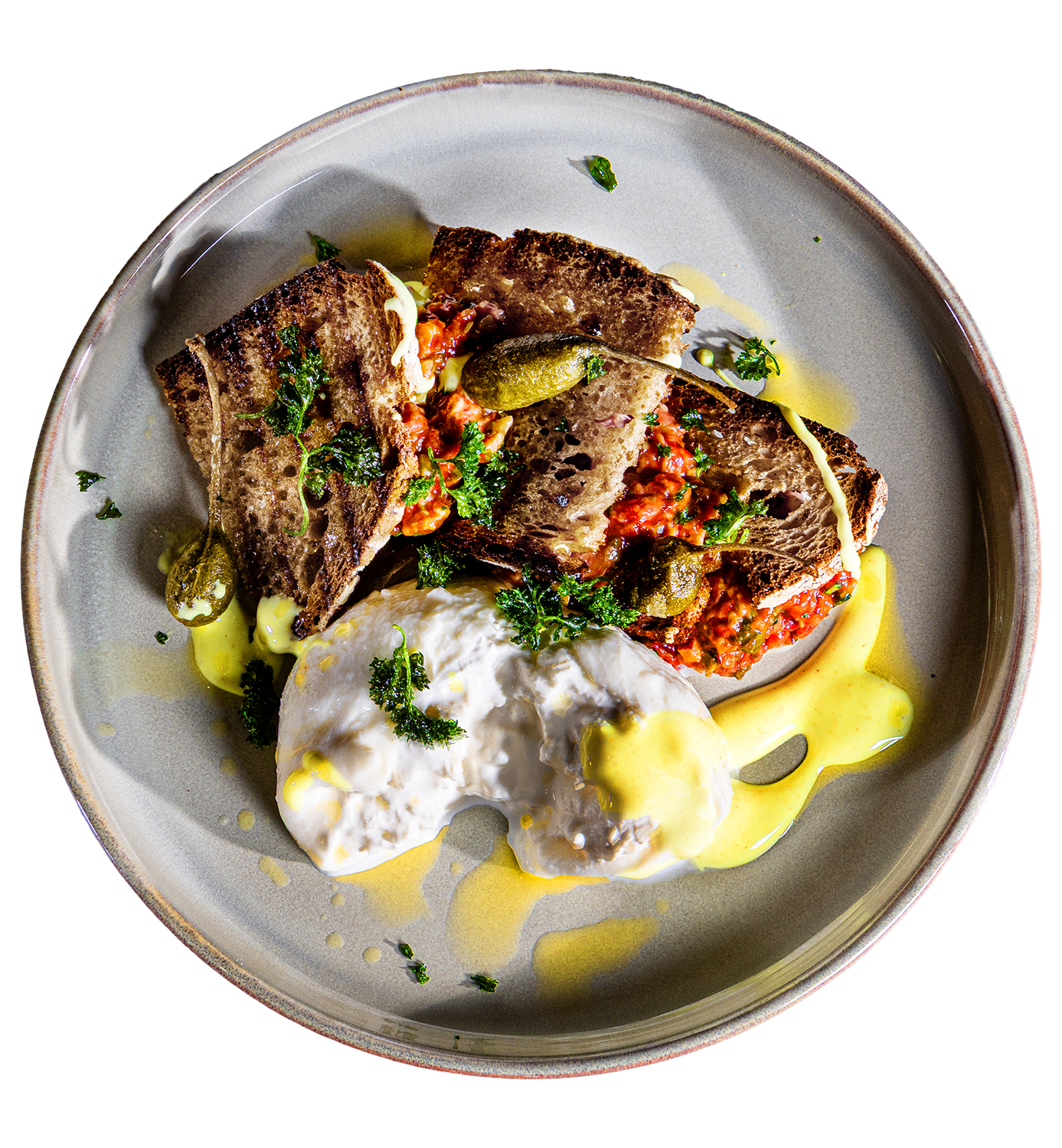 Rinderfilet Tatar mit Burrata