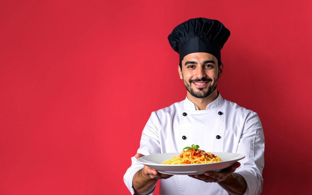 Unternehmen PIER 7 - Koch mit Pasta