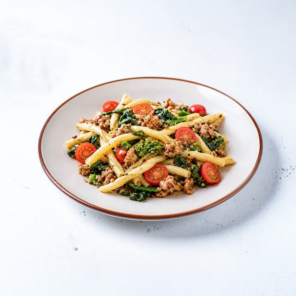 Filoferro Fileferro Pasta mit Salsiccia und Cime di Rapa